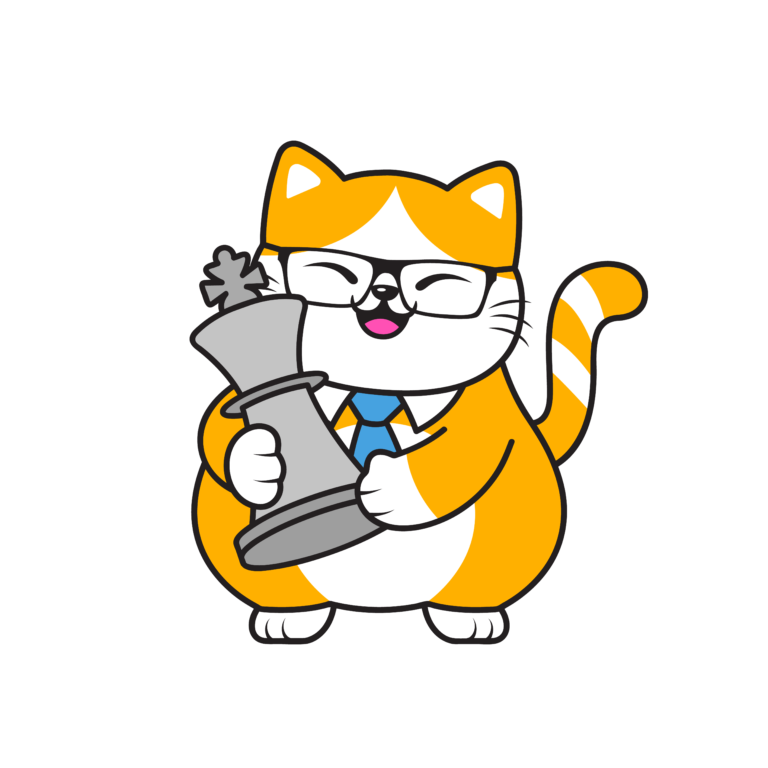 Fat Cat Chess Academy mascot